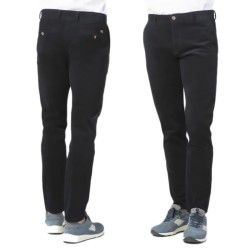 Pantalón Pana elástica Marino Fabio Baretti