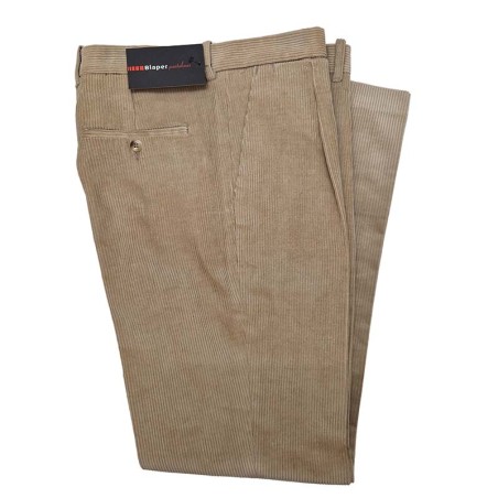 Pantalón pana pisa pinzas Blaper Beig