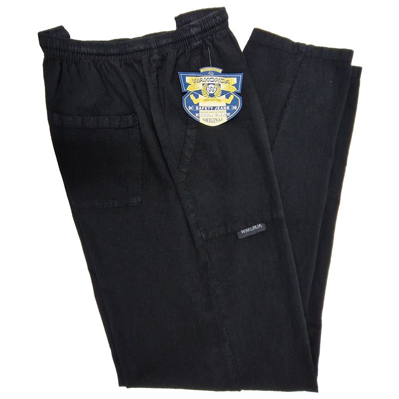Pantalón Wakonda Negro – 100% Algodón Natural