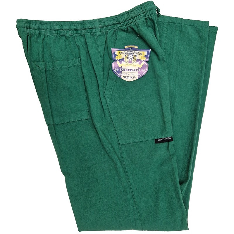 Pantalón Wakonda Verde – 100% Algodón Natural