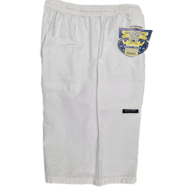 Bermuda Wakonda Blanca – 100% Algodón Natural