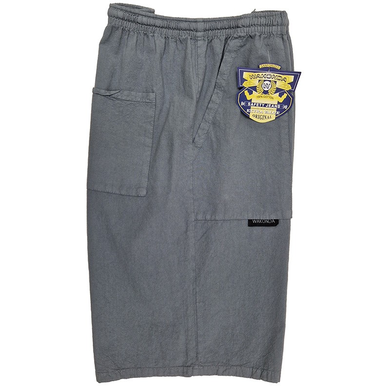 Bermuda Wakonda Gris – 100% Algodón Natural