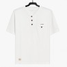 Camiseta polo Botones wakonda blanca