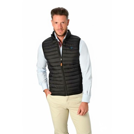 chaleco Acolchado Fabio Baretti Gilet negro