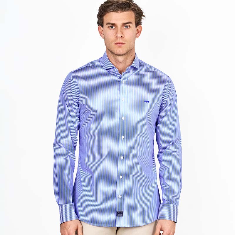 Camisa Cutaway Popelín Rayas – Spagnolo