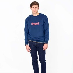 Sudadera Universitario Azul Marino Spagnolo 3782