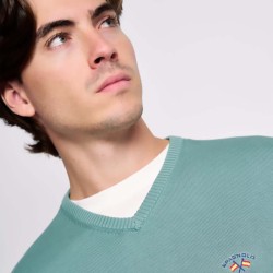 Jersey Cuello Pico Básico...