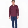 Polo Básico Melange Burdeos Spagnolo
