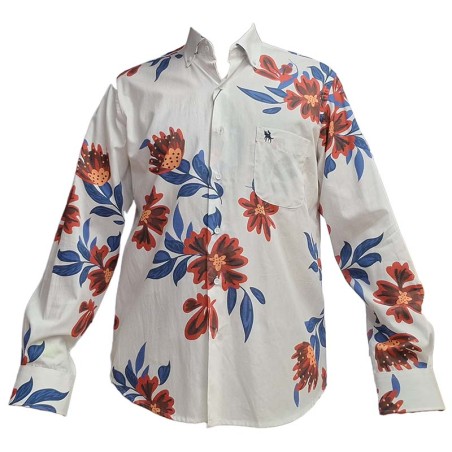 Camisa estampada Verano Orquidea