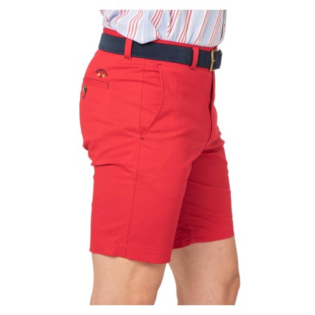 Bermuda Spagnolo Basica Rojo
