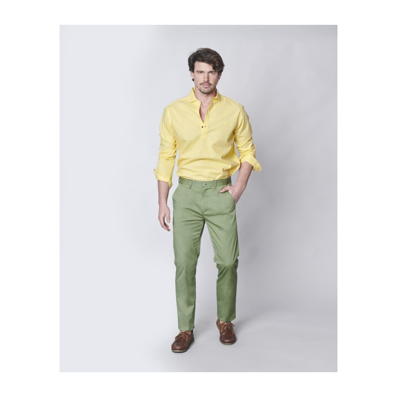 Pantalón Chino Básico Verde