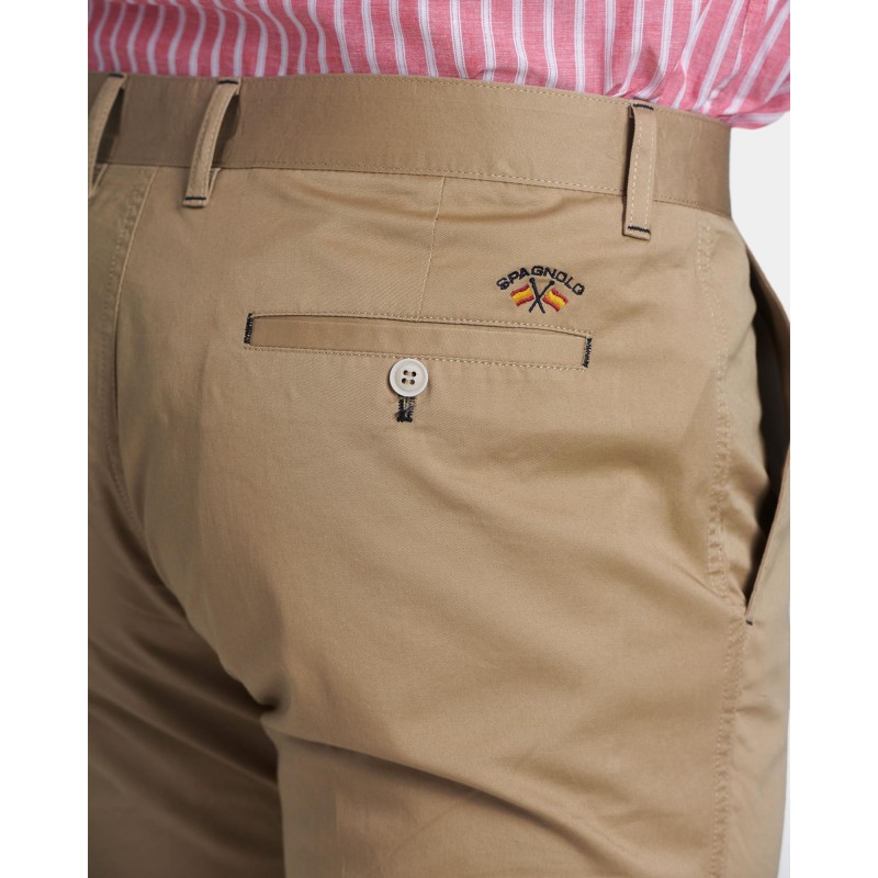 Bermuda Spagnolo Basica Tostado