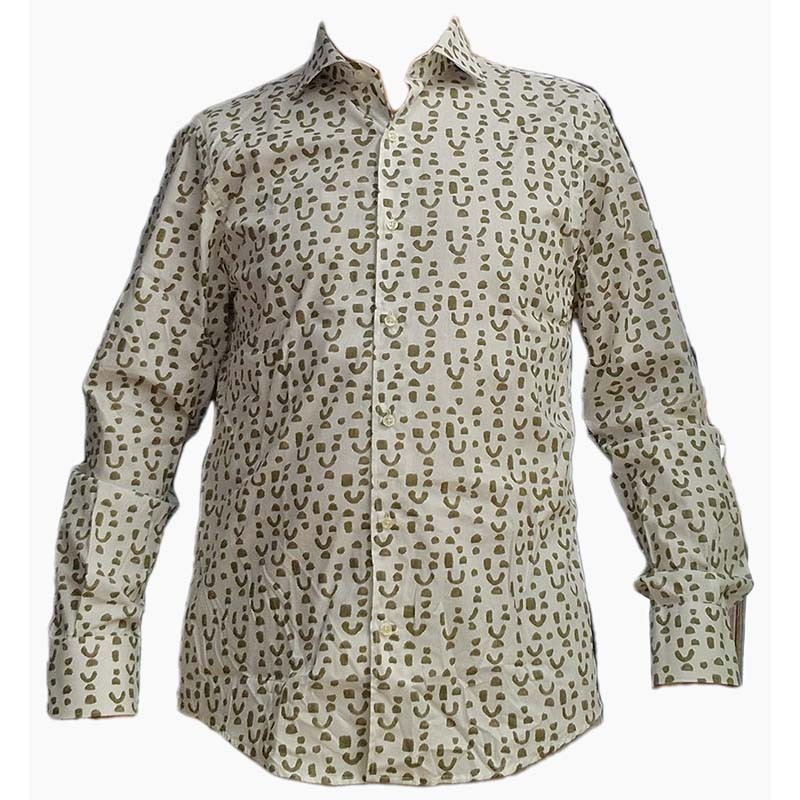 Camisa Carlos Cordoba estampado verde