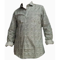 Camisa Carlos Cordoba estampado vegetal