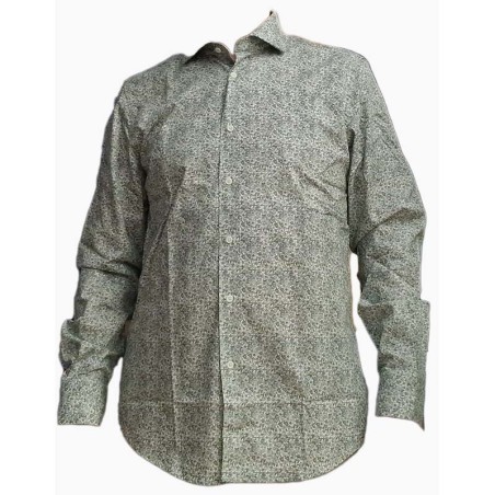 Camisa Carlos Cordoba estampado vegetal