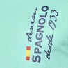 Camiseta Spagnolo denim verde agua