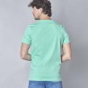 Camiseta Spagnolo denim verde agua