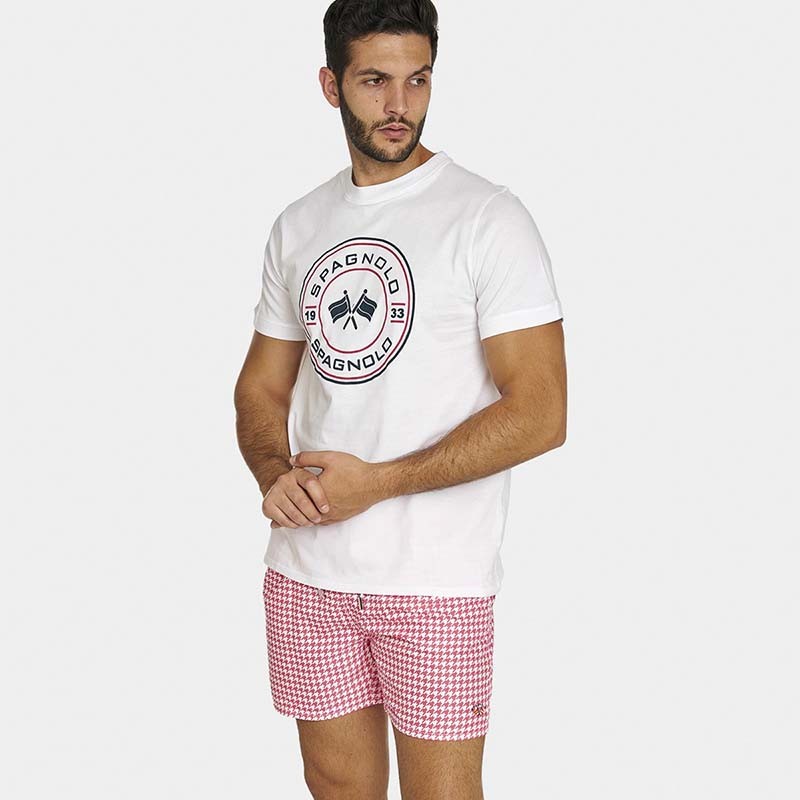 Camiseta Spagnolo escudo blanco