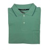Polo manga corta de talla grande Blaper Verde Manzana